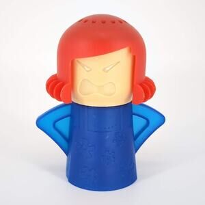 Angry Mama Microwave Oven Steam Cleaner Disinfects With Vinegar & Water - GUC